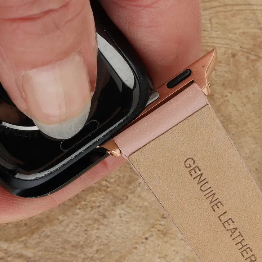 attaching an Apple watch strap