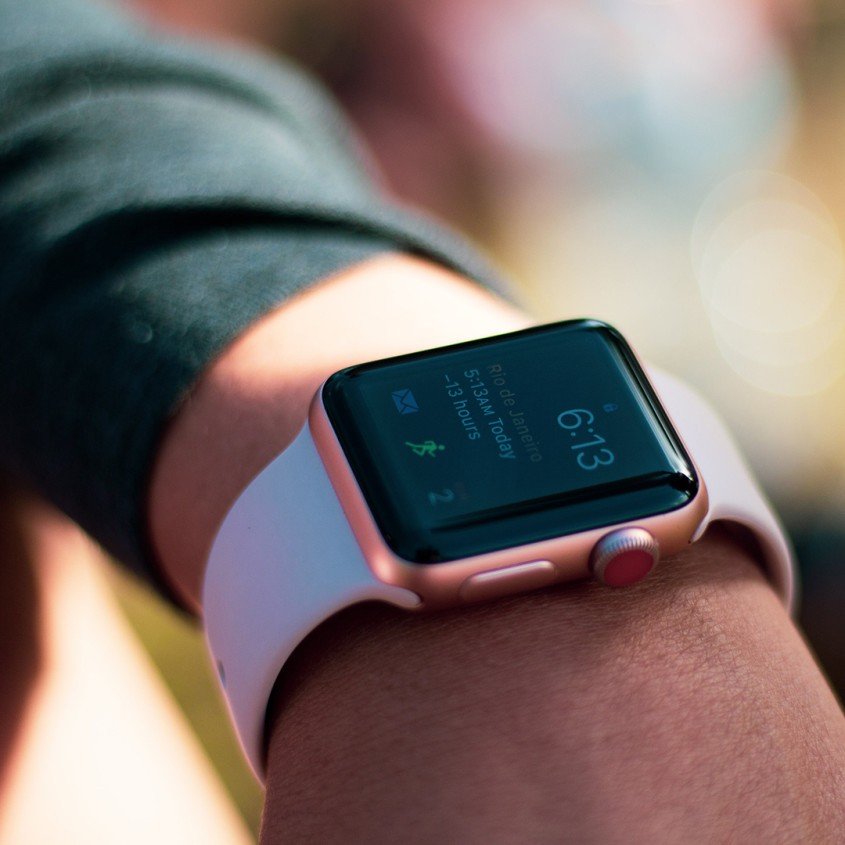 Apple watch polsfoto