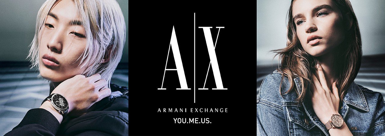 Banner zegarków Armani Exchange
