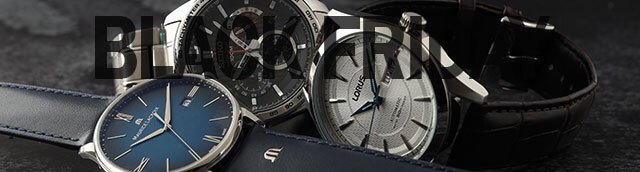 3 orologi con il testo Black Friday in sovrimpressione