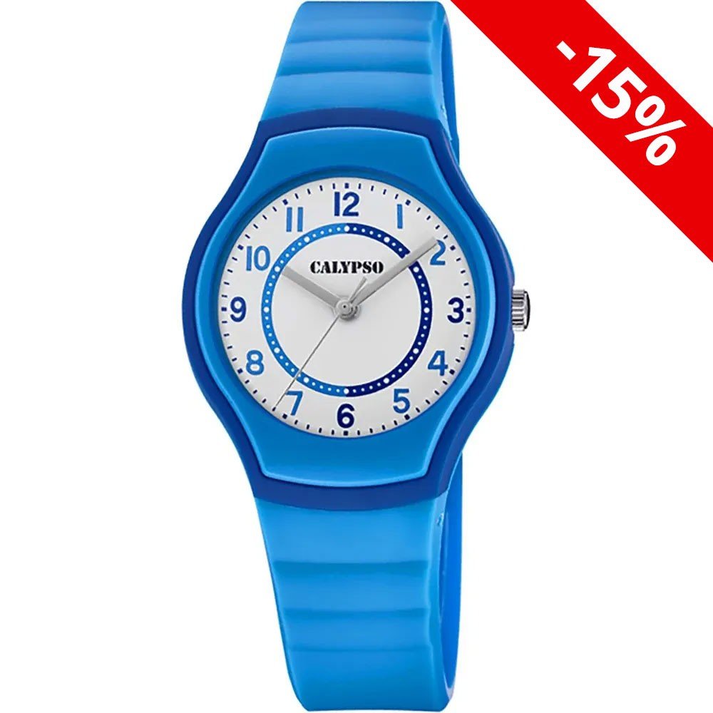 Lichtblauw Calypso kinderhorloge