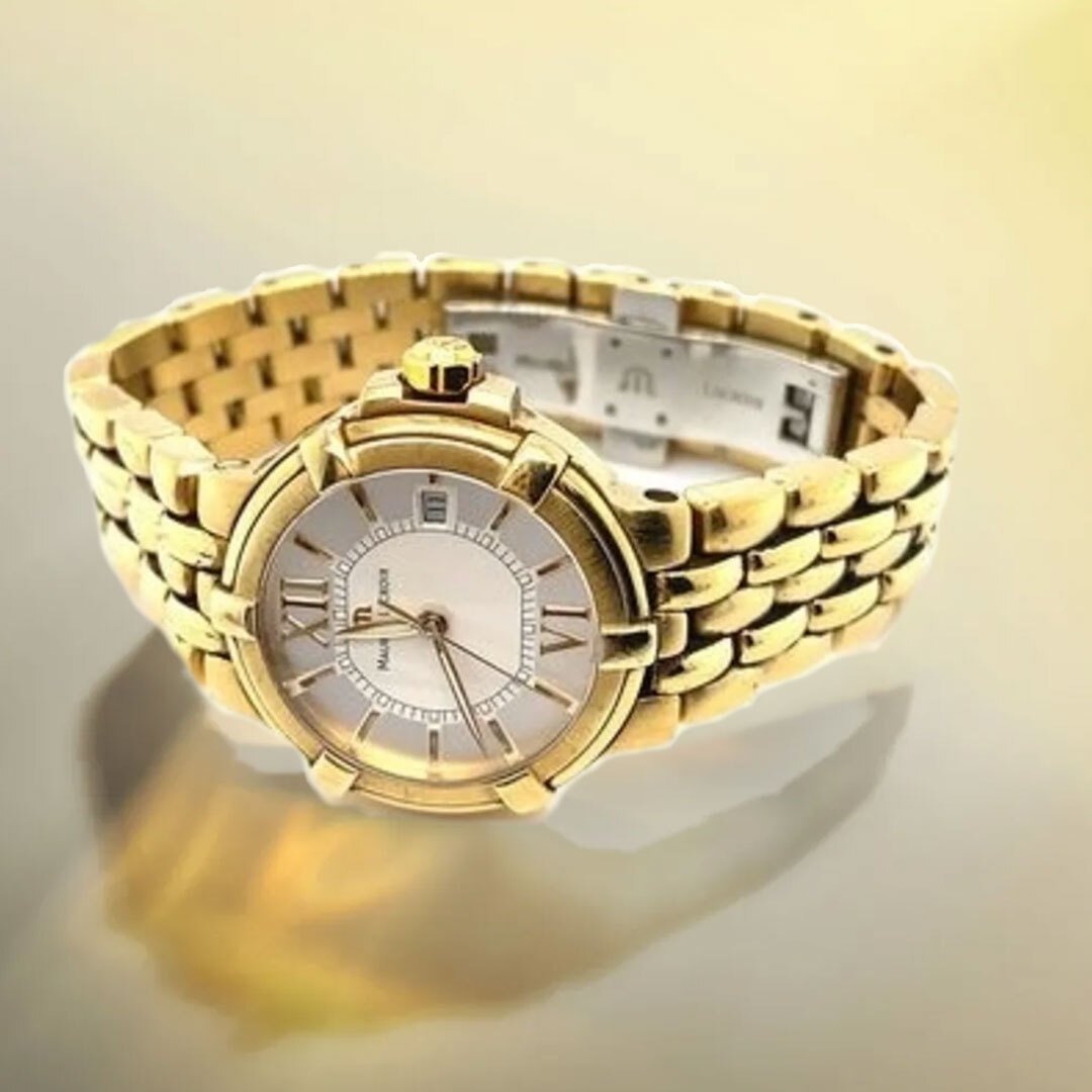 Montre Calypso aux reflets dorés