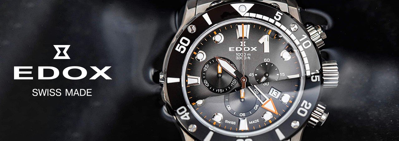 Edox chronograph watch