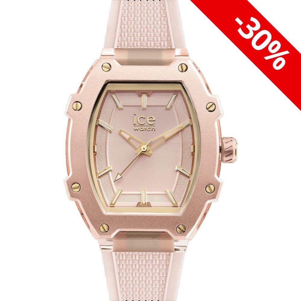 Pink barrel shaped Ice-Watch