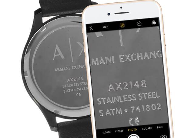 Braceletes de relógio Armani Exchange
