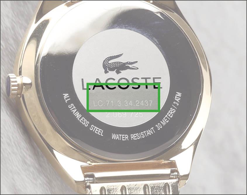 Lacoste watch straps