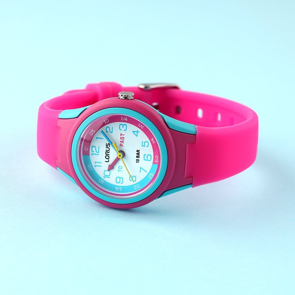 Hot pink Lorus Young RRX81JX9 watch