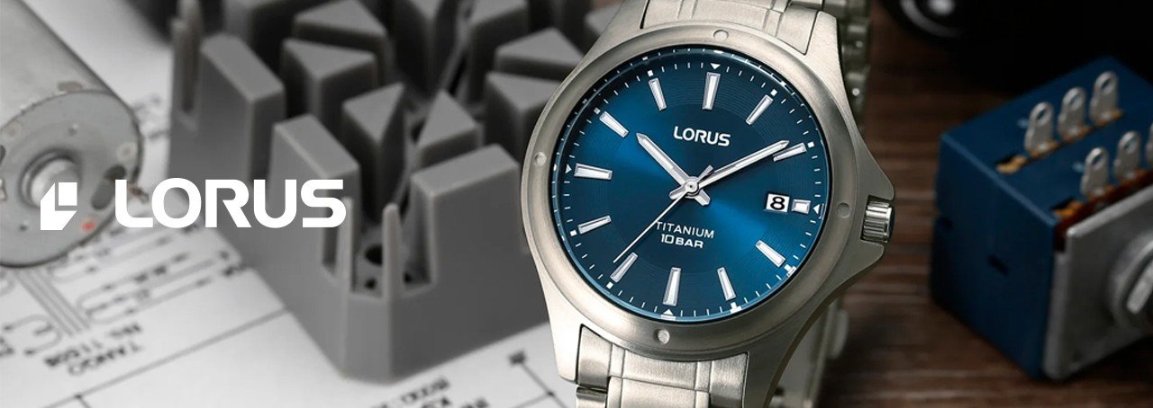 Lorus titanium watch