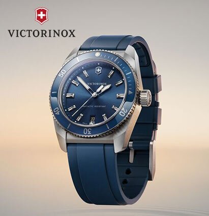 Blue Victorinox Maverick watch