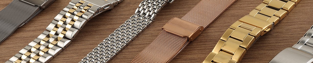 3 colorful watches with a metal bracelt