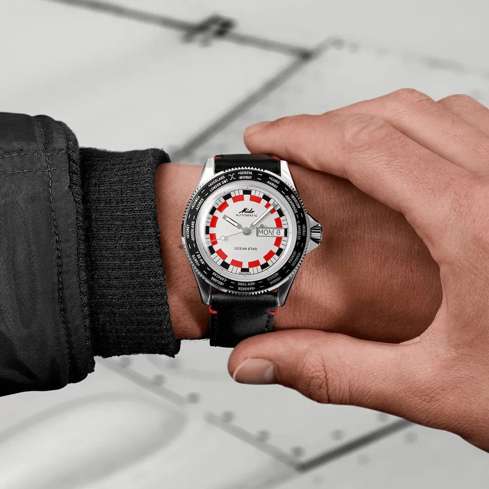 Mido Ocean Star Worldtimer M0268301603000