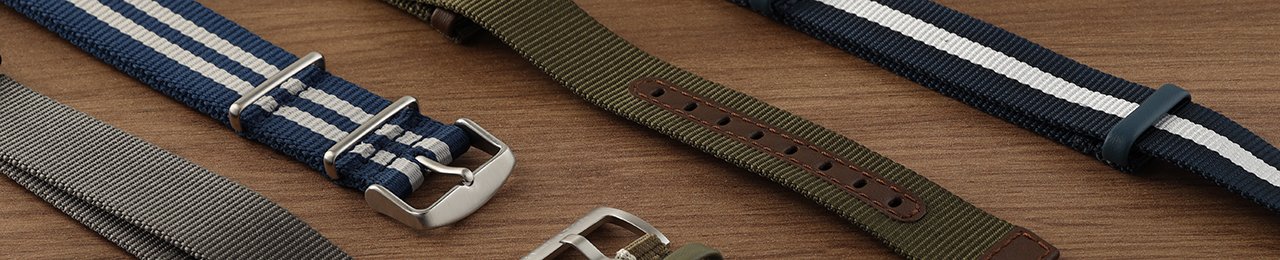 A collection of NATO straps