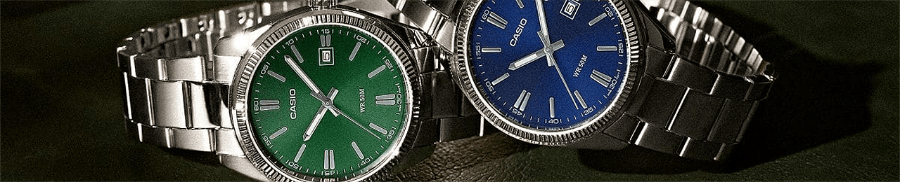 Two Casio MTP-1302 watches that cost less than € 100