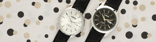 Twee horloges op een groene achtergrond met de tekst Mid Season sale