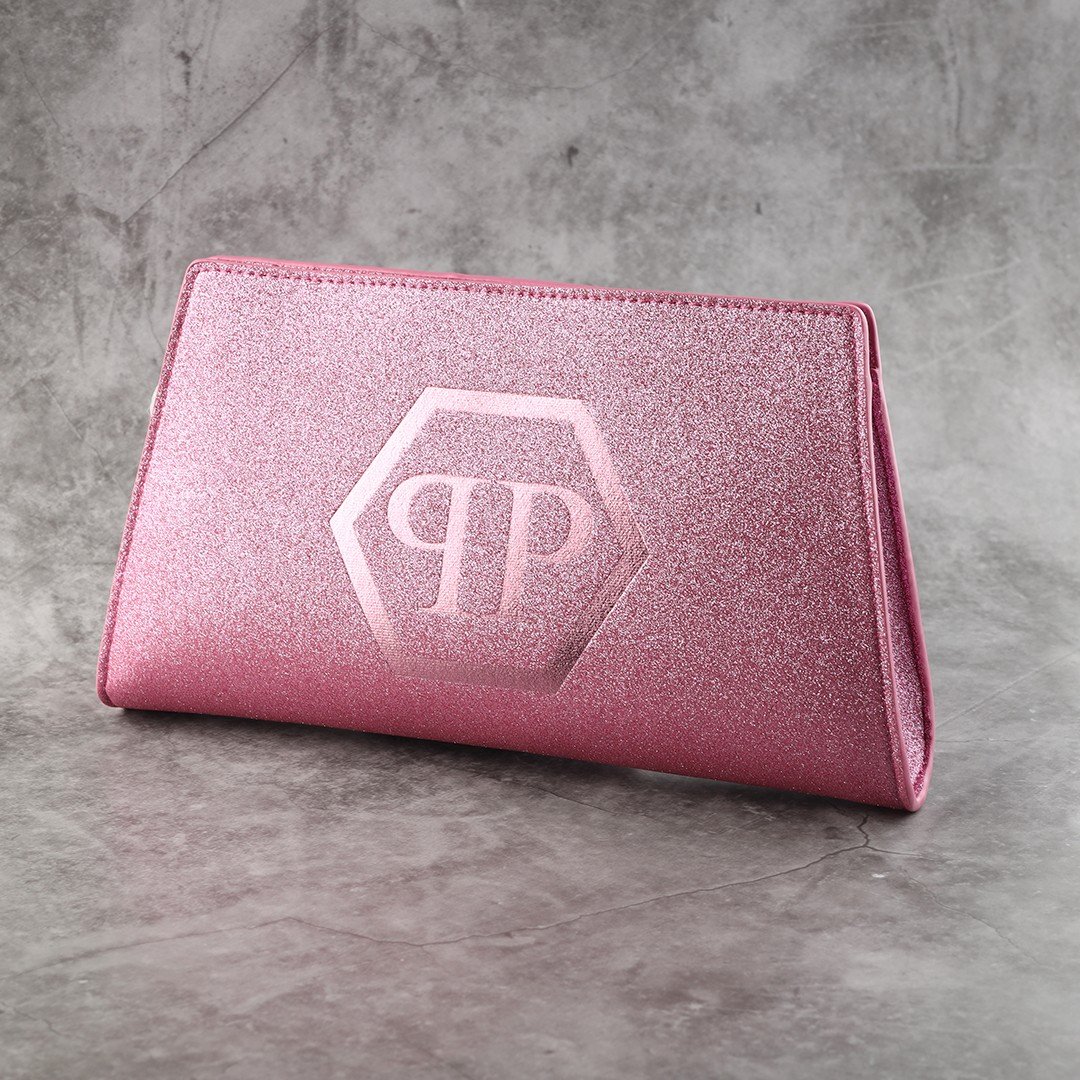 Pochette rose Philipp Plein