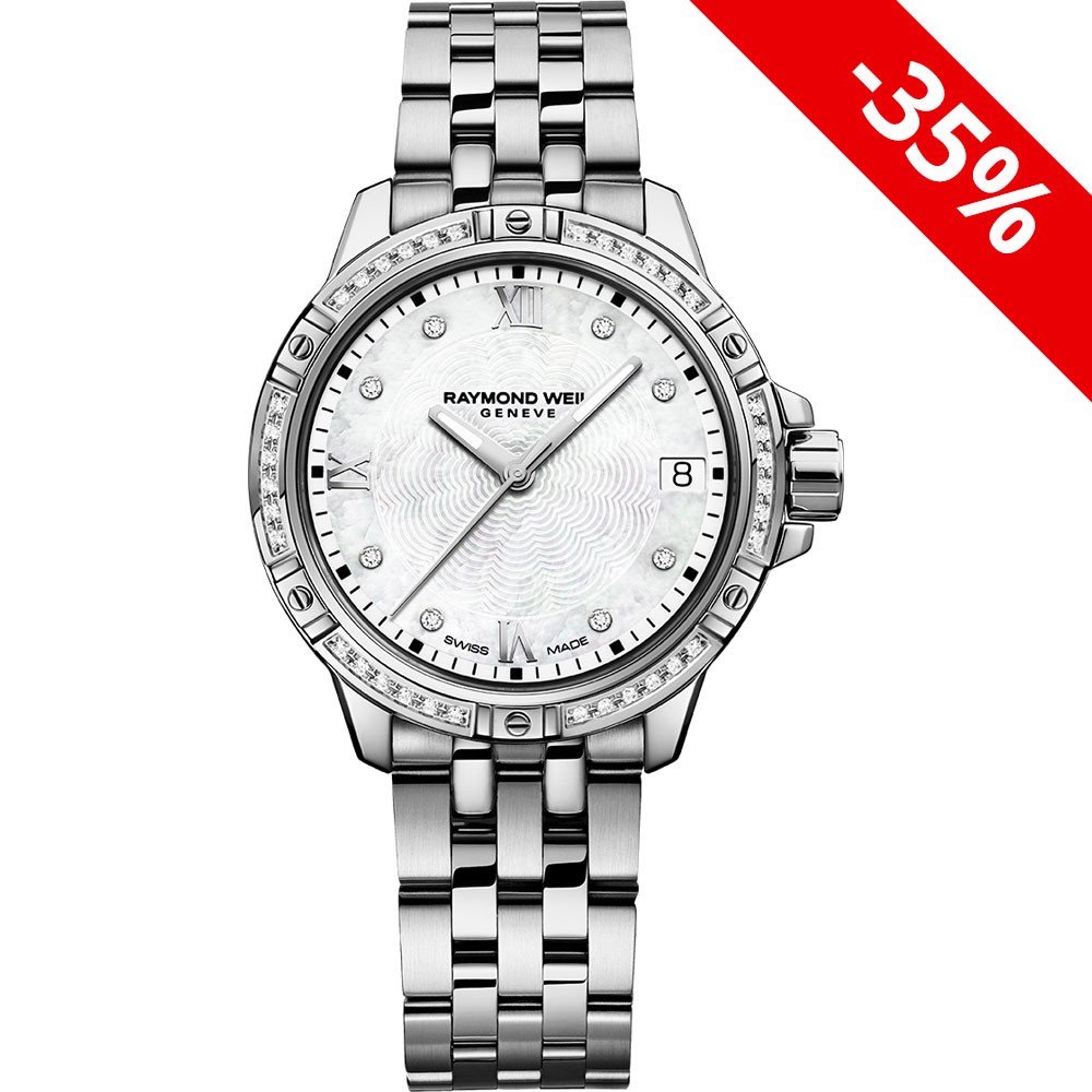 Raymond Weil watch with diamonds