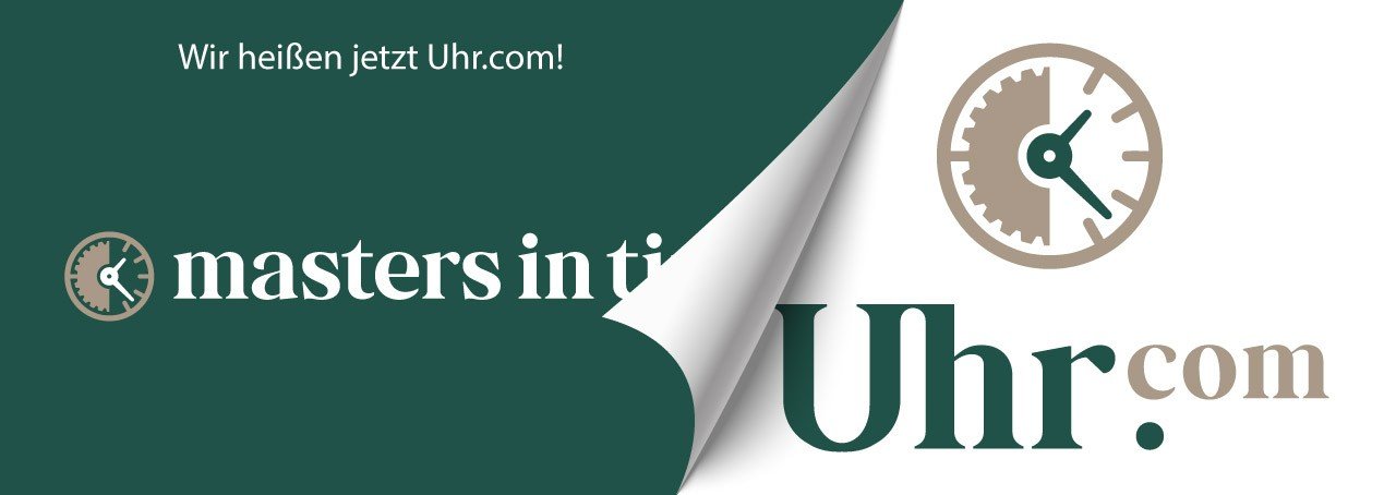 Banner Namensänderung Masters in der Zeit zu Uhr.com