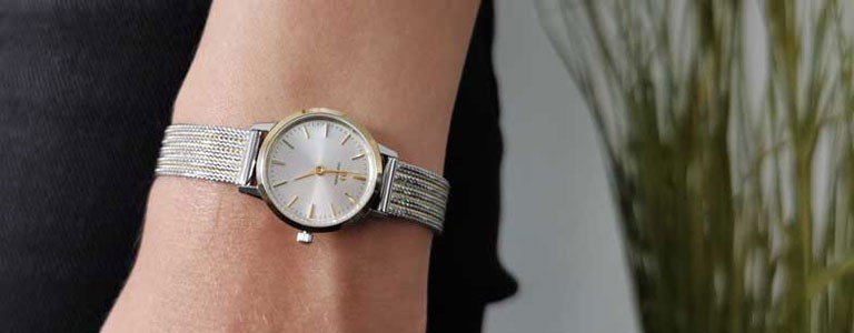 Silver watches for women