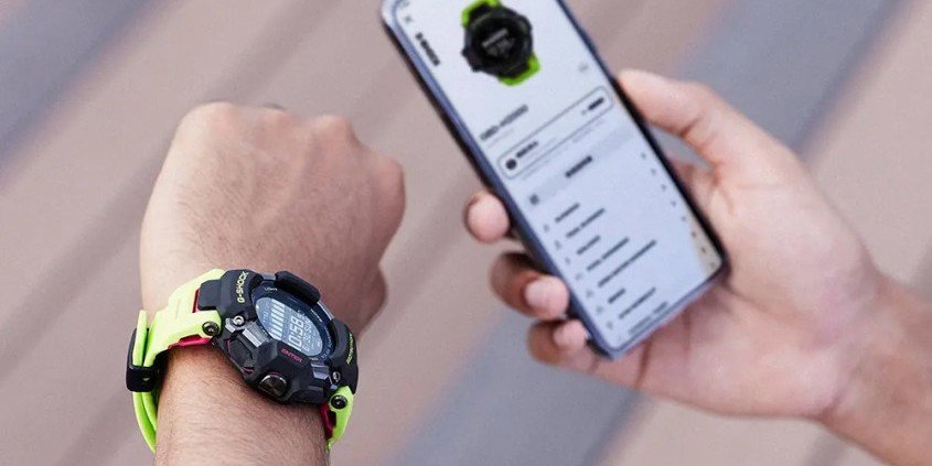 Verbonden G-Shock horloge en smartphone