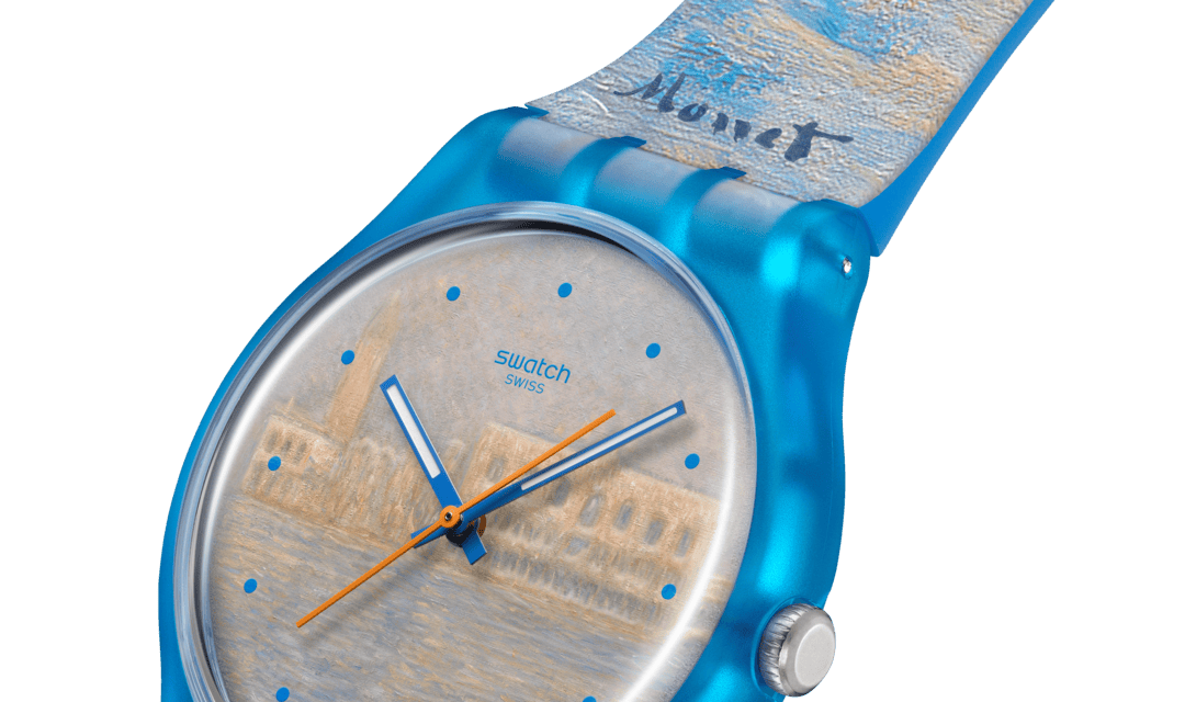 Gros plan sur une attache de bracelet standard pour montre Swatch
