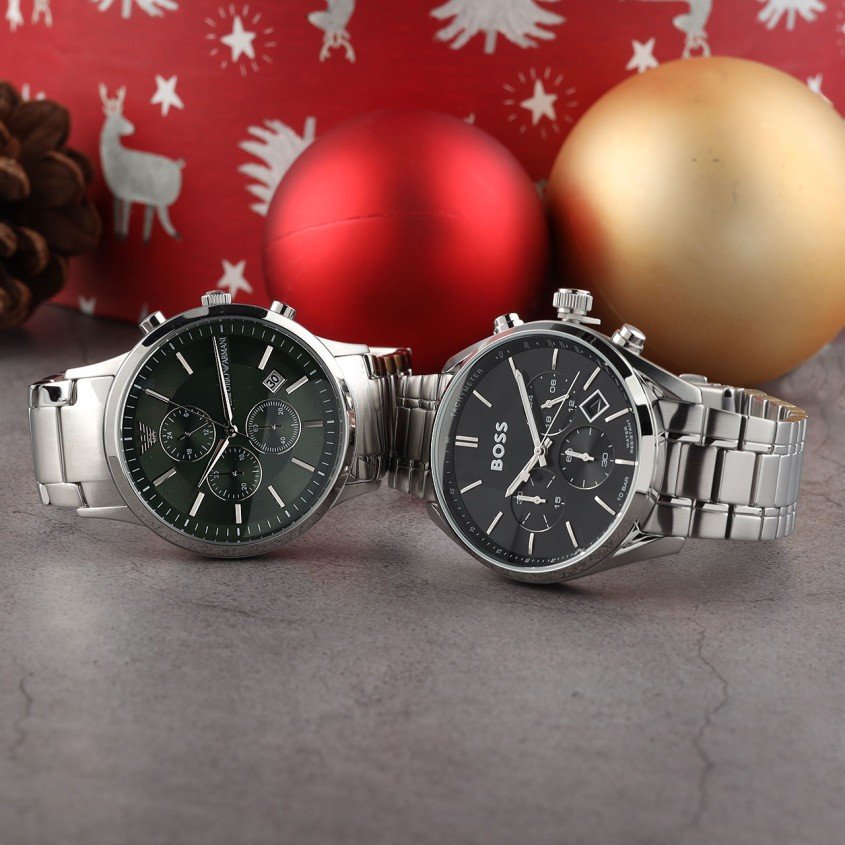 Boss and Armani watches