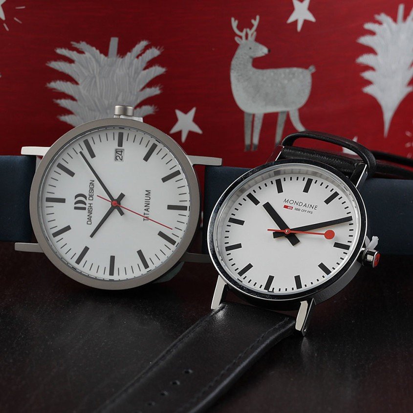 Danish Design and Mondaine watches