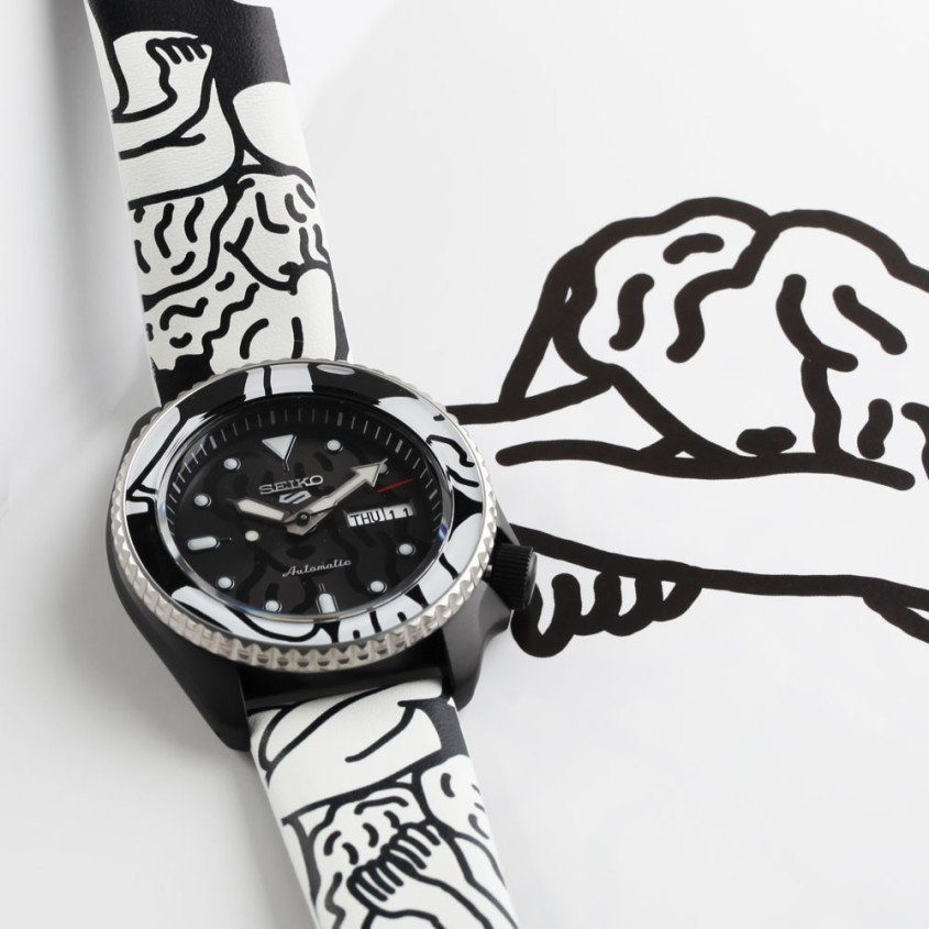 Seiko 5 Auto Moai