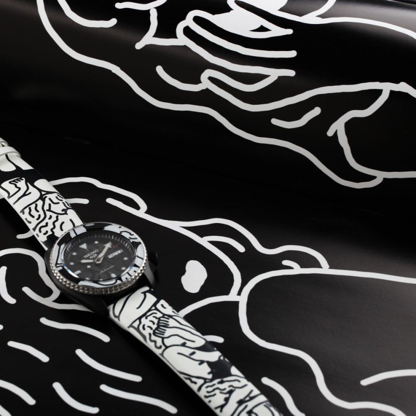 Seiko 5 Auto Moai