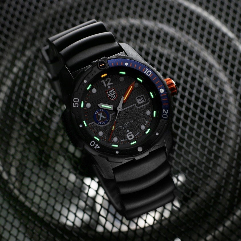Foto der Luminox-Uhrenbeleuchtung