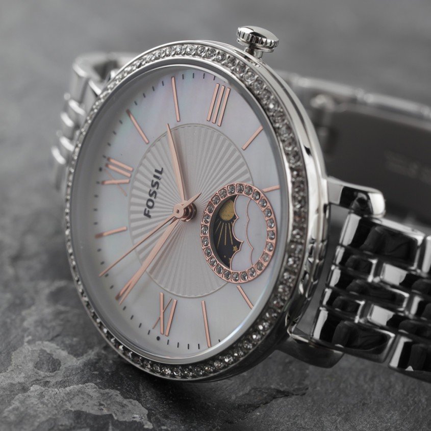 Orologio Fossil Jaqueline con indicazione della luna e del sole