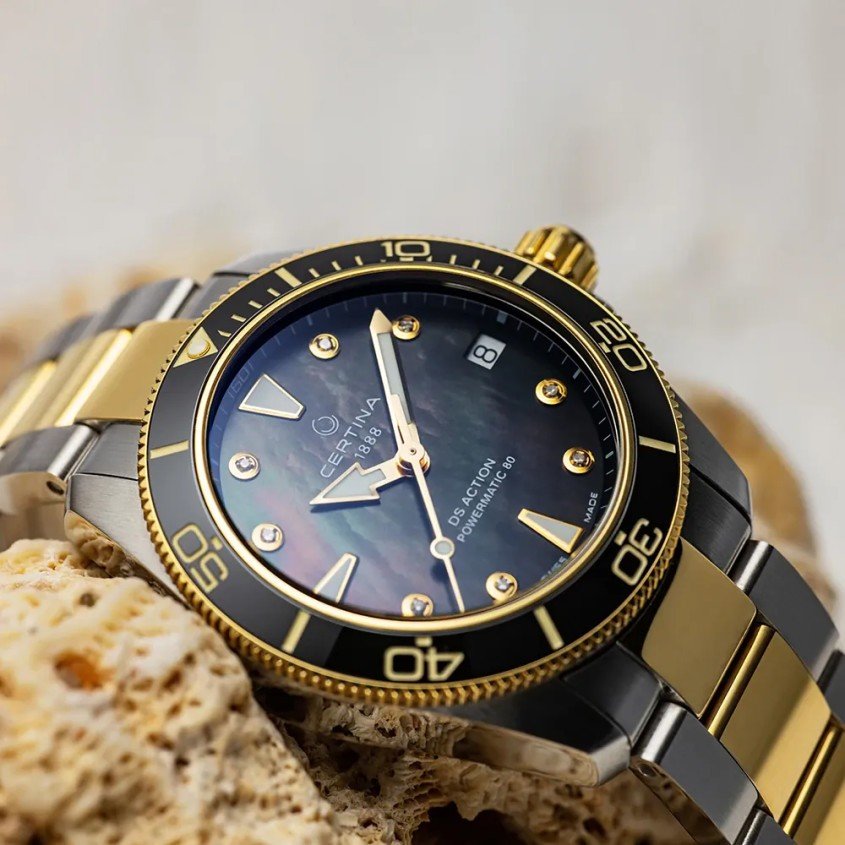 Certina DS Action met mit verschraubte Krone
