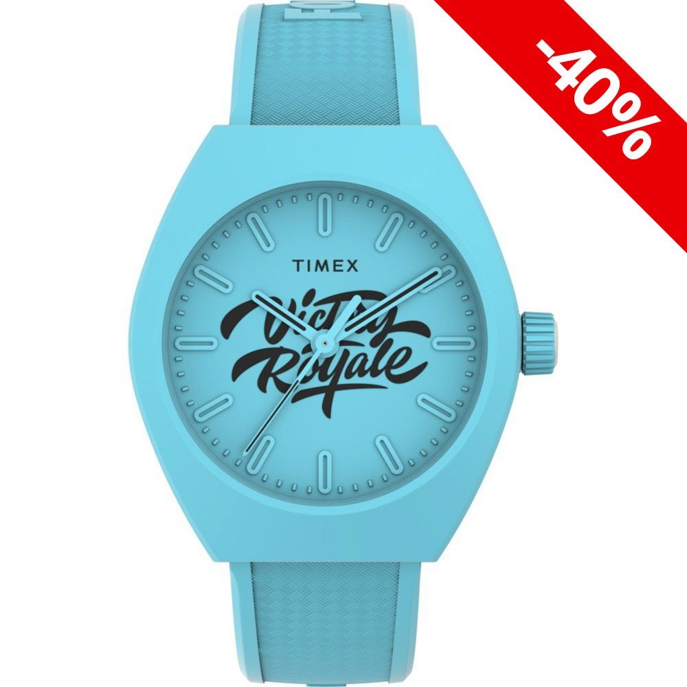 Blue Timex Fortnite watch