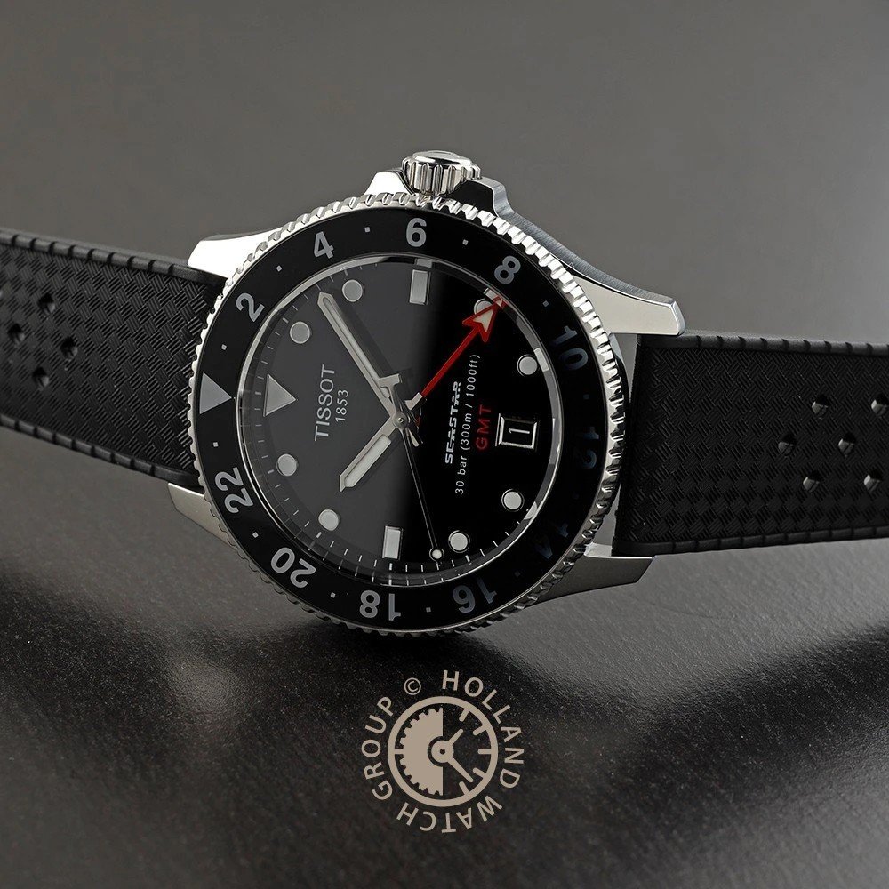 Black Tissot diving watch